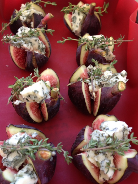 Baked figs and Blue cheese